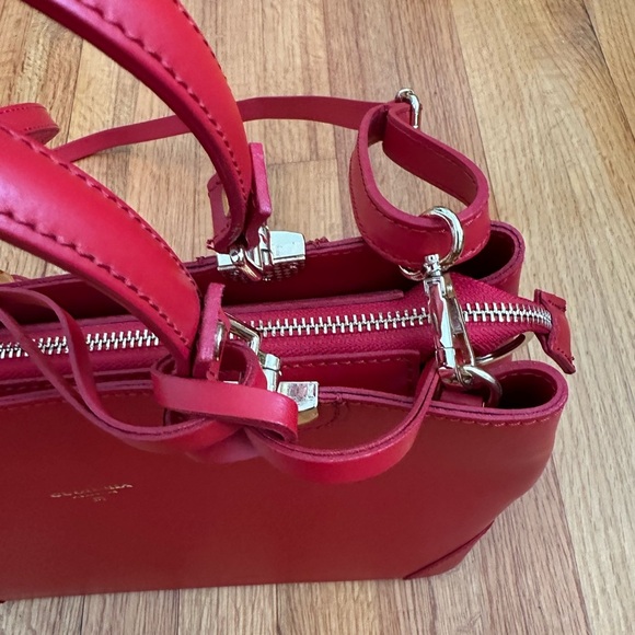 Cuoieria Fiorentina Made In Italy Red Leather Bag - Picture 8 of 12